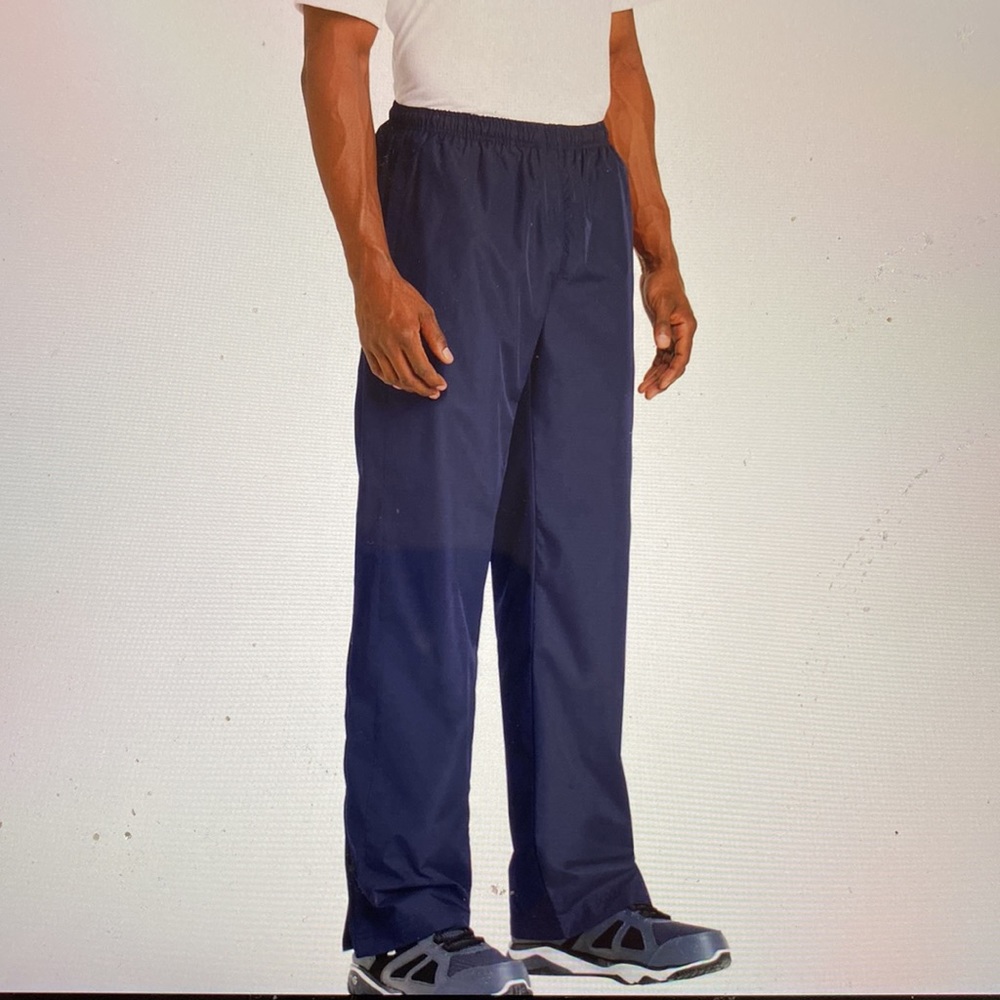 Sport-Tek Set Of Two NWT Men’s 2X Lightweight Wind Pants Black And Blue